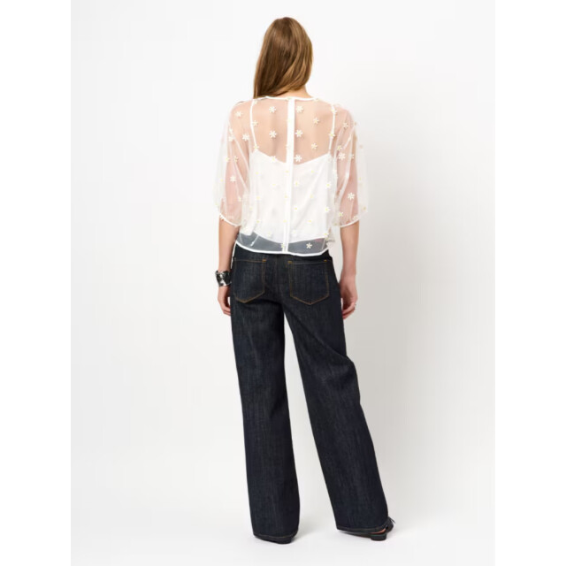 Dante 6 D6 nuit indigo wide leg jeans D6 Nuit Indigo Wide Leg Jeans/4945 Dark Indigo large