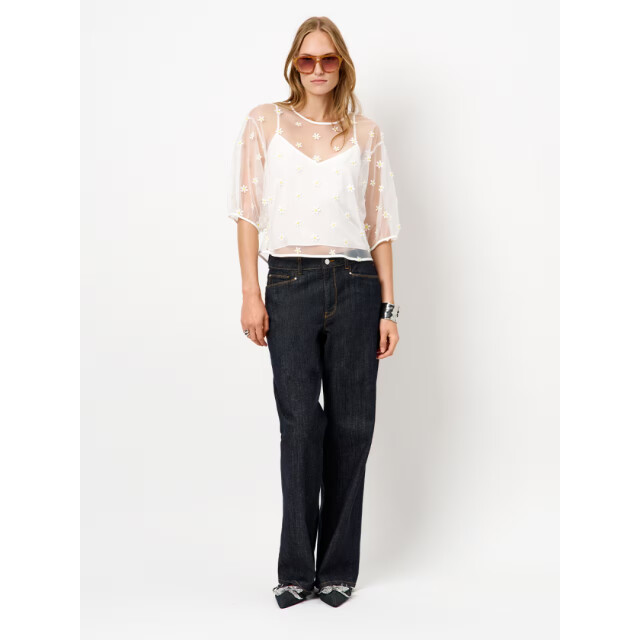 Dante 6 D6 nuit indigo wide leg jeans D6 Nuit Indigo Wide Leg Jeans/4945 Dark Indigo large