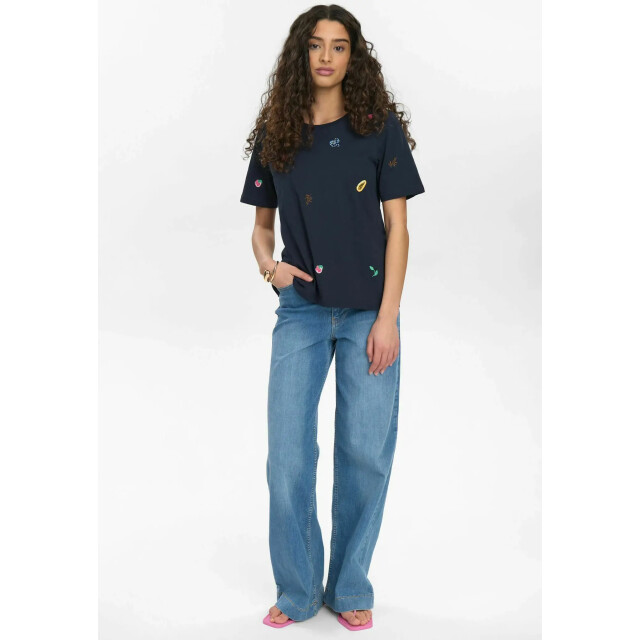 Nümph 705554 nuzoey t-shirt gots 3038 dark sapphire 705554 large
