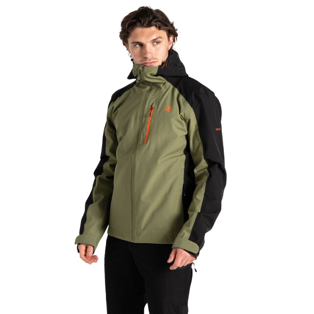 Dare2b Heren mountain series waterdichte jas UTRG10027_olivegreenblack large