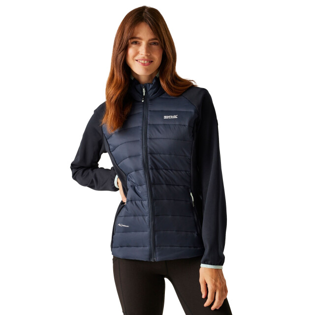 Regatta Dames clumber v hybride jas UTRG10049_navyicymorn large