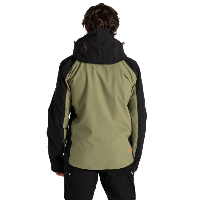 Dare2b Heren mountain series waterdichte jas UTRG10027_olivegreenblack large