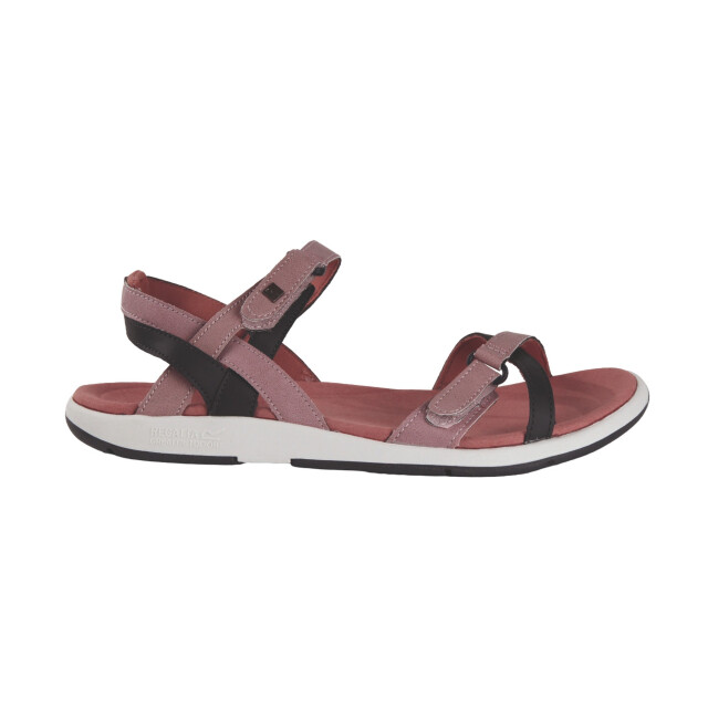 Regatta Grote buiten vrouwen/dames lady santa cruz open teen sandalen UTRG996_glaciergreenfourleafclover large