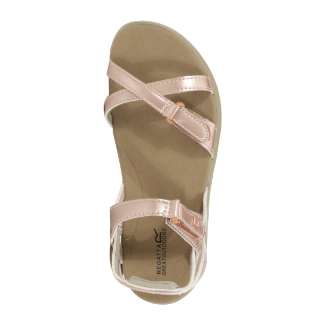 Regatta Grote buiten vrouwen/dames lady santa cruz open teen sandalen UTRG996_walnutmellow large