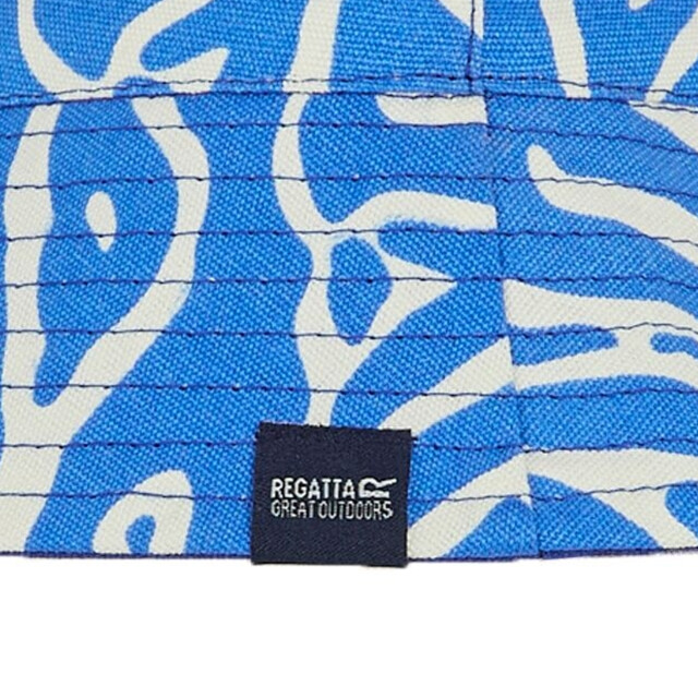 Regatta Dames abstract bloemige omkeerbare emmer hoed UTRG10605_brightestblue large