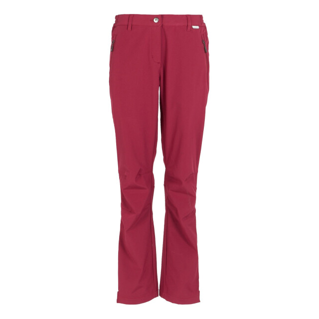 Regatta Geweldige outdoor dames geo softshell ii reguliere beenbroek UTRG1028_rumbared large