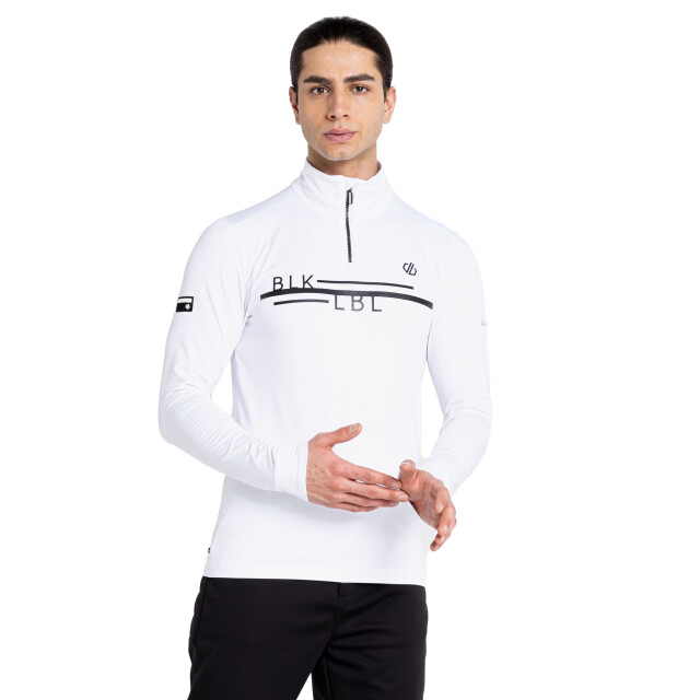 Dare2b Heren outstand ii core stretch half zip midlayer UTRG10280_white large
