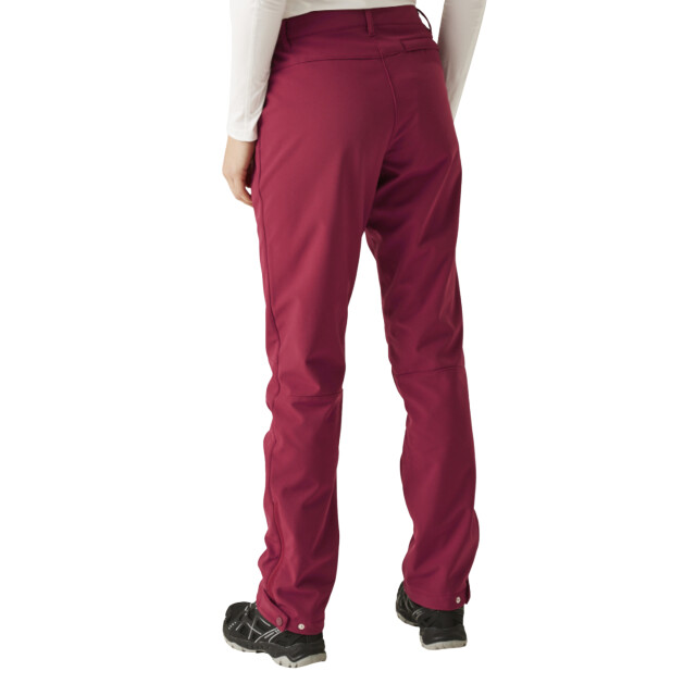 Regatta Geweldige outdoor dames geo softshell ii reguliere beenbroek UTRG1028_rumbared large