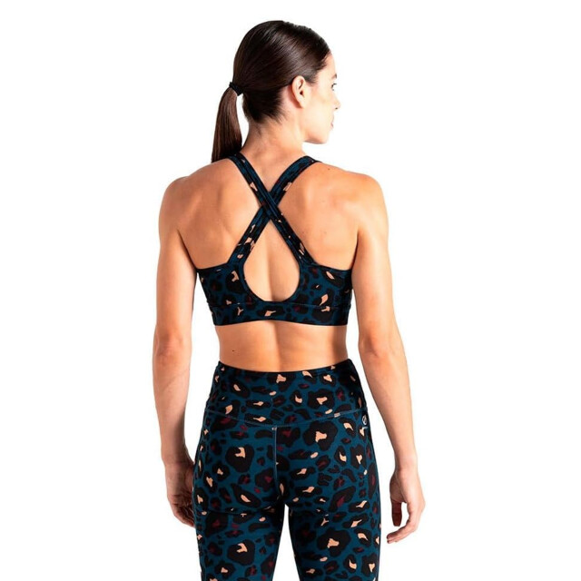 Dare2b Dames swift ii sportbeha met dierenprint UTRG10296_moonlightdenim large