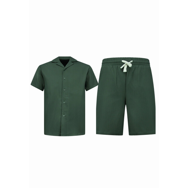 Enos Zomerset ribbed oversized shirt SET: F-919 large