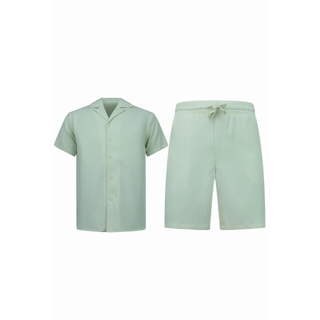 Enos Ribbed oversized shirt zomerset SET: F-919 large