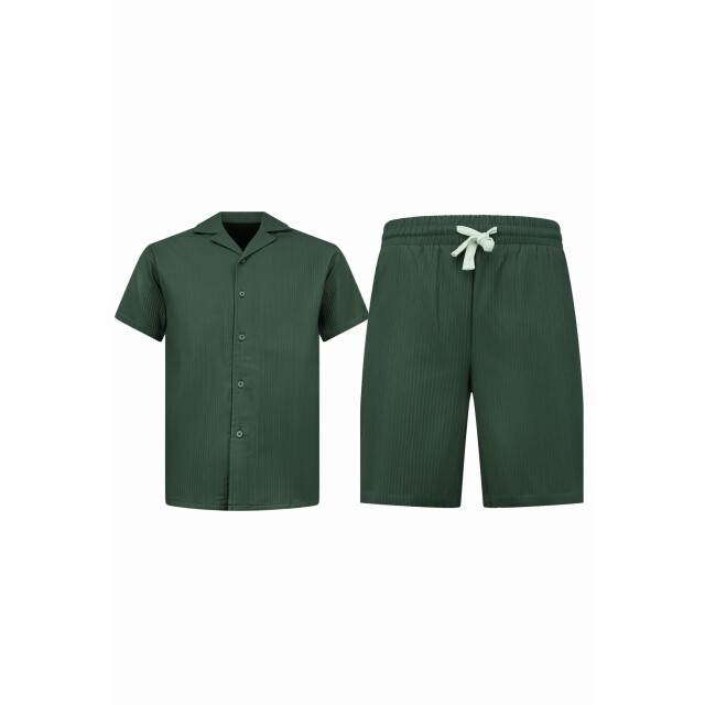Enos Zomerset ribbed oversized shirt SET: F-919 large