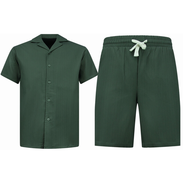 Enos Zomerset ribbed oversized shirt SET: F-919 large