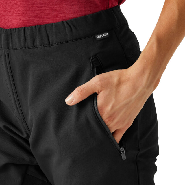 Regatta Dames pentre extol stretch wandelbroek UTRG9699_black large