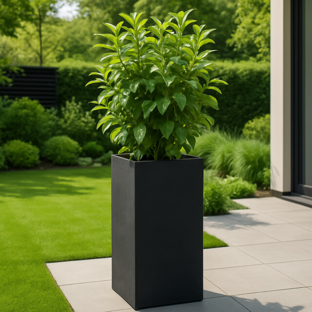 4gardenz ® stone pilaar plantenbak bloempot 30x30x80 cm steen 3171911 large