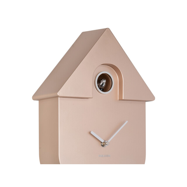 Karlsson wandklok modern cuckoo metallic metallic rose gold 2946896 large