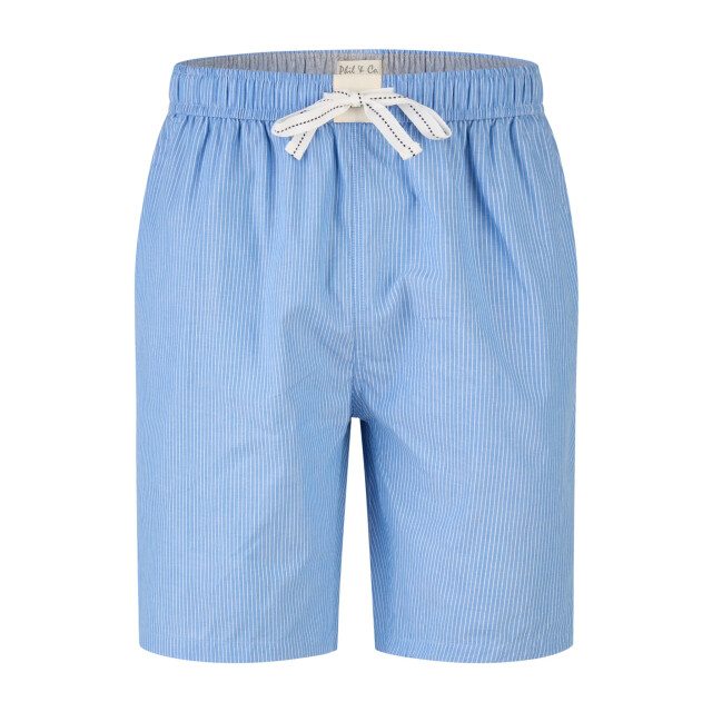 Phil & Co Heren shortama korte pyjama set grijs/blauw PH-519-02 large
