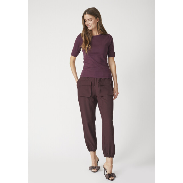 Co'Couture Grannycc embroidery ss tee winered 33166-87 large