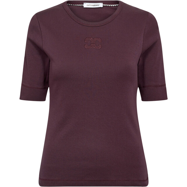 Co'Couture Grannycc embroidery ss tee winered 33166-87 large