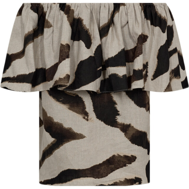 Copenhagen Muse Cmnatuli blouse peyote w. black 206303-9360 large