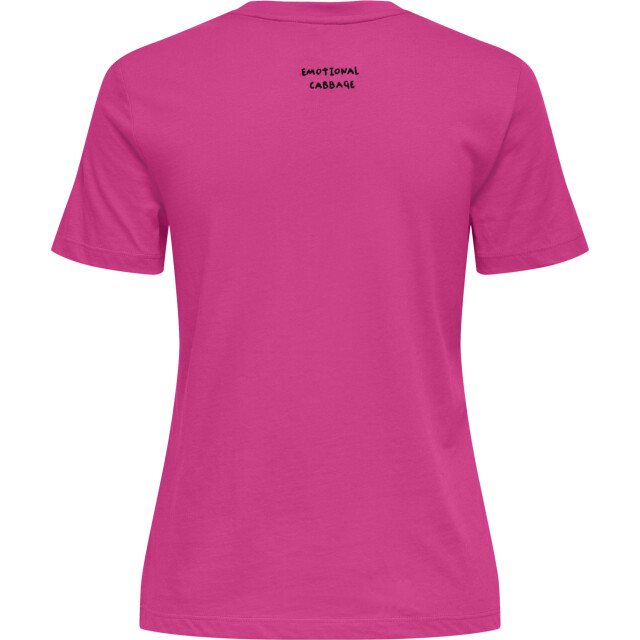 Only Onlfoodie life reg s/s top box jrs fuchsia fedora/ 15316728-282015010 large