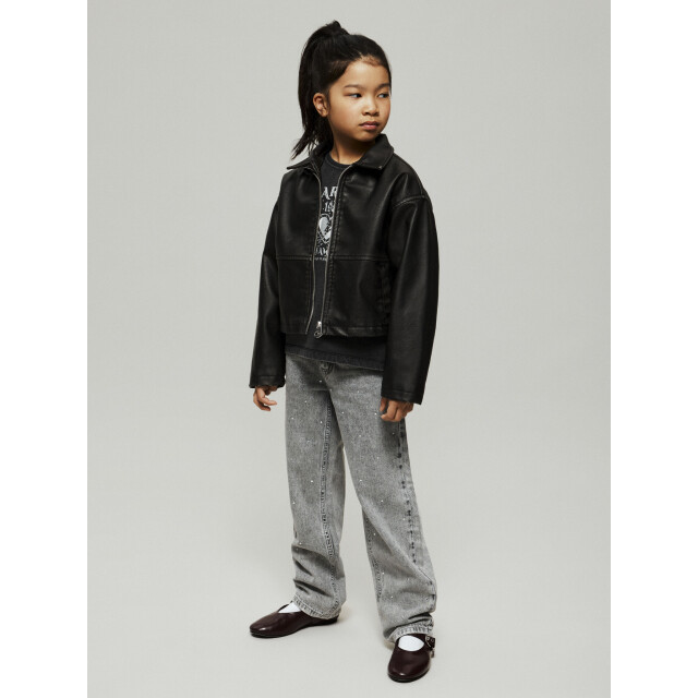 Name It Winter jeansbroek meisjes- straight fit nkfrose 13218358-4878178-Light Grey Denim large
