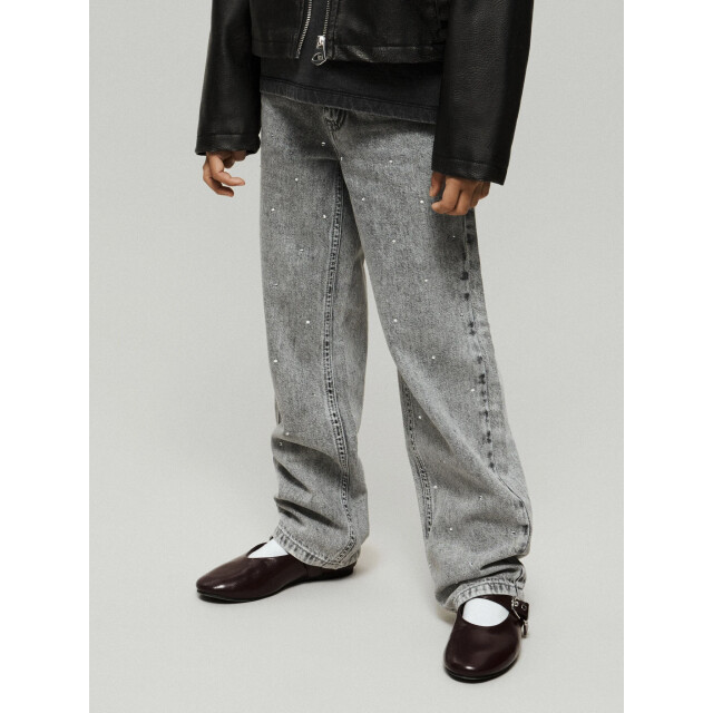 Name It Winter jeansbroek meisjes- straight fit nkfrose 13218358-4878178-Light Grey Denim large