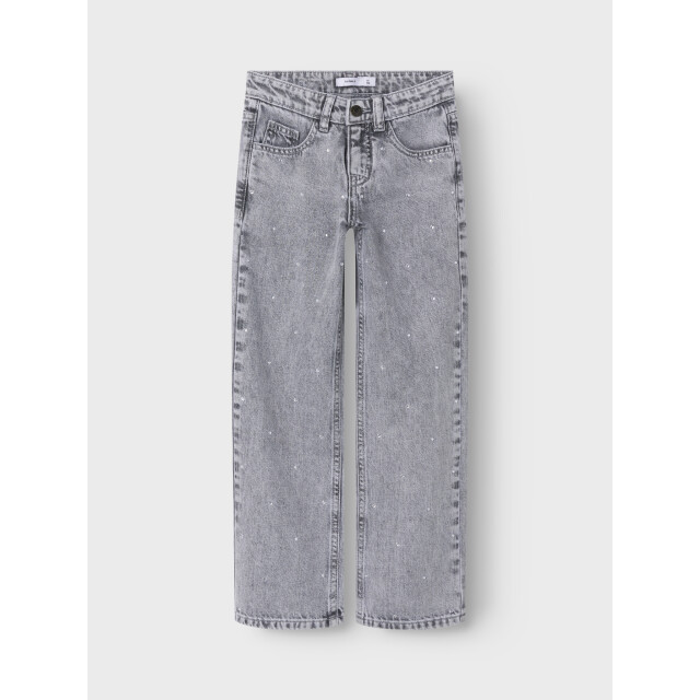 Name It Winter jeansbroek meisjes- straight fit nkfrose 13218358-4878178-Light Grey Denim large