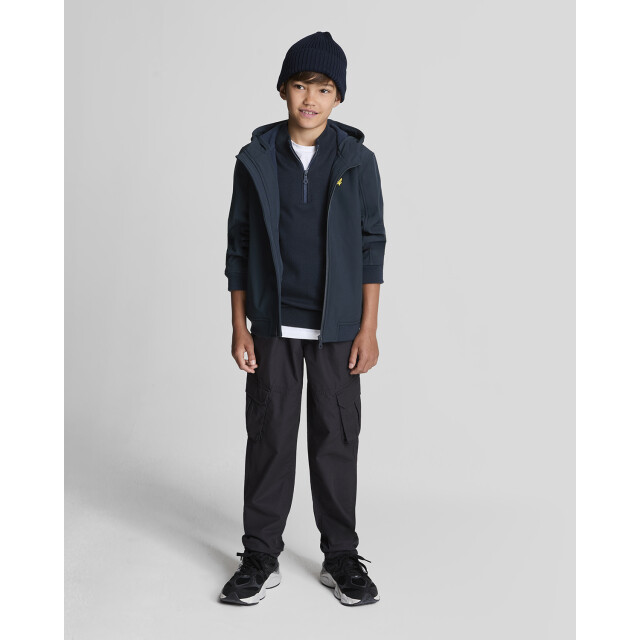 Lyle and Scott Winter softshell jas jongens donker navy capuchon JKB2102V-Z271 Dark Navy large