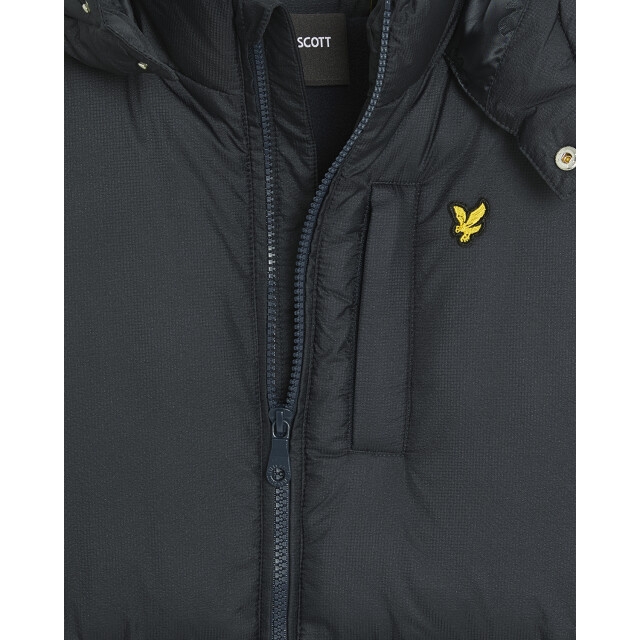 Lyle and Scott Winter winterjas jongens donker navy puffer, gewatteerd JKB2302V-Z271 Dark Navy large