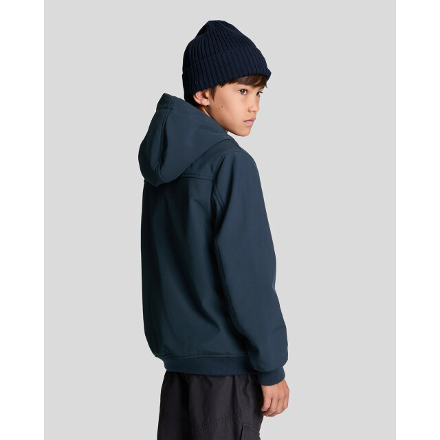Lyle and Scott Winter softshell jas jongens donker navy capuchon JKB2102V-Z271 Dark Navy large