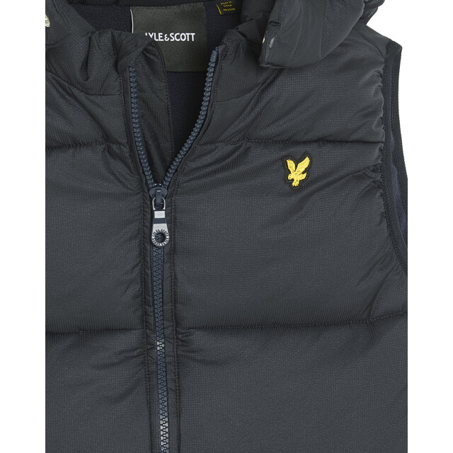Lyle and Scott Winter gilet jongens donker navy gewatteerd JKB2300V-Z271 Dark Navy large
