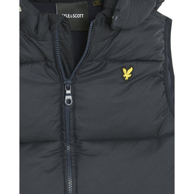 Lyle and Scott Winter gilet jongens donker navy gewatteerd JKB2300V-Z271 Dark Navy large