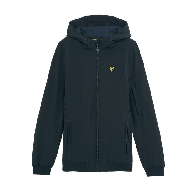 Lyle and Scott Winter softshell jas jongens donker navy capuchon JKB2102V-Z271 Dark Navy large