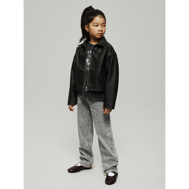 Name It Winter jeansbroek meisjes- straight fit nkfrose 13218358-4878178-Light Grey Denim large