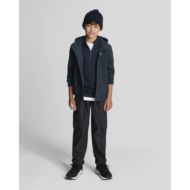 Lyle and Scott Winter softshell jas jongens donker navy capuchon JKB2102V-Z271 Dark Navy large