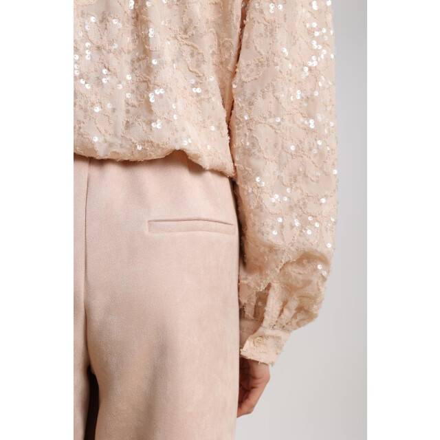 Nukus Nkf09054 266 jill pants suedine dusty pink NKF09054  266 large