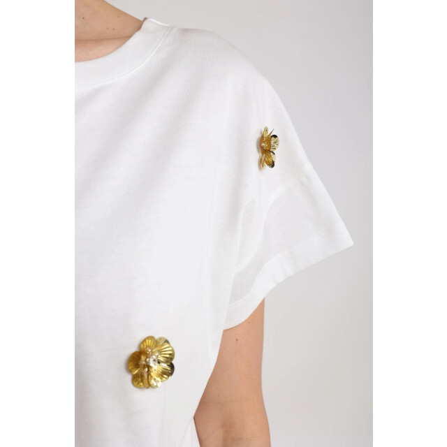 Nukus Nkf04007 17 pearly shirt flower off white NKF04007  17 large