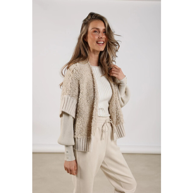 Nukus Nkf05004 9 belle cardigan sand NKF05004  9 large