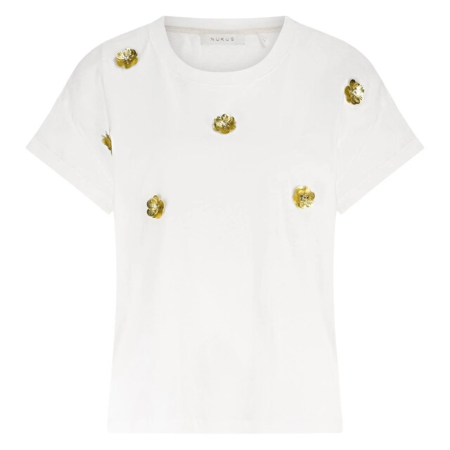 Nukus Nkf04007 17 pearly shirt flower off white NKF04007  17 large