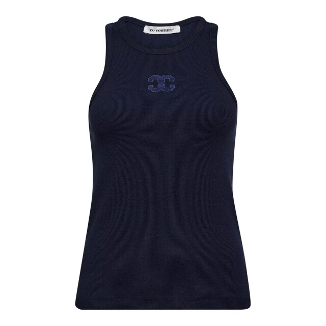 Co'Couture Cc sahara embroidery tank top navy CC Sahara Embroidery Tank Top Navy large