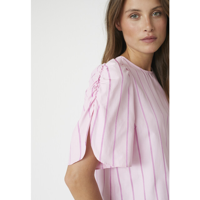 Co'Couture Cc rosalina stripe blouse CC Rosalina Stripe blouse/Pale Pink large