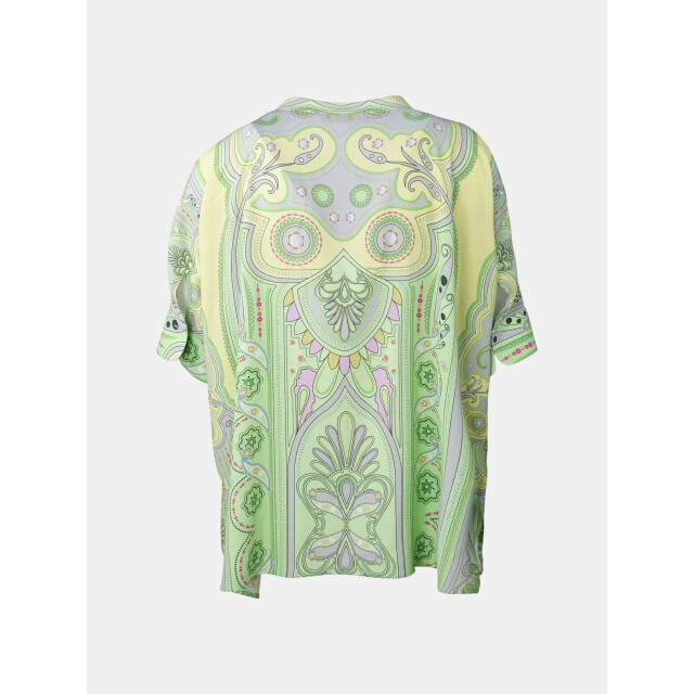 Mucho Gusto ® blouse bréscia green paisley MUCHO GUSTO® Blouse Bréscia Green Paisley large