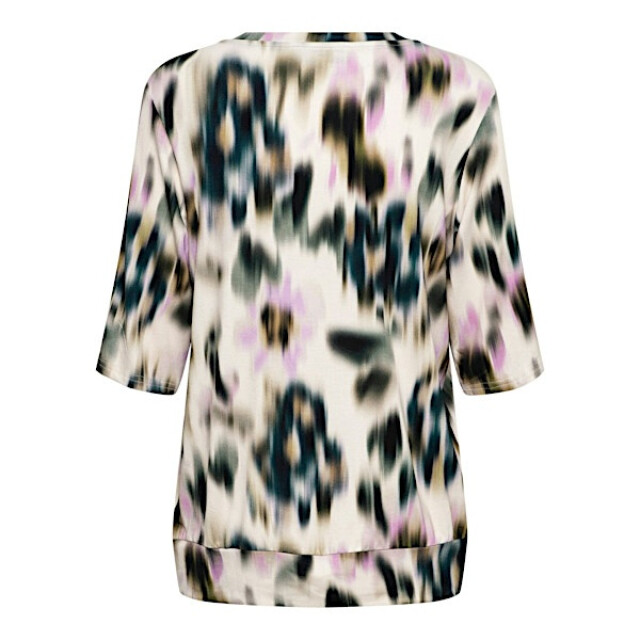&Co Woman Top lucille faded flower khaki multi Lucille faded flower - Khaki multi large