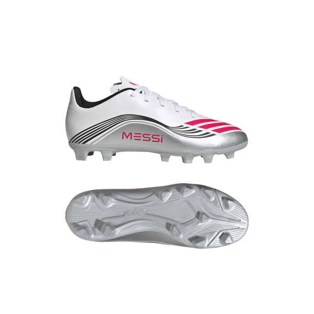 Adidas f50 messi club fg/mg j voetbal schoen firm ground jongens - 072280_100-3,5 large