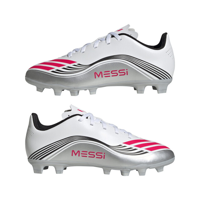 Adidas f50 messi club fg/mg j voetbal schoen firm ground jongens - 072280_100-3,5 large