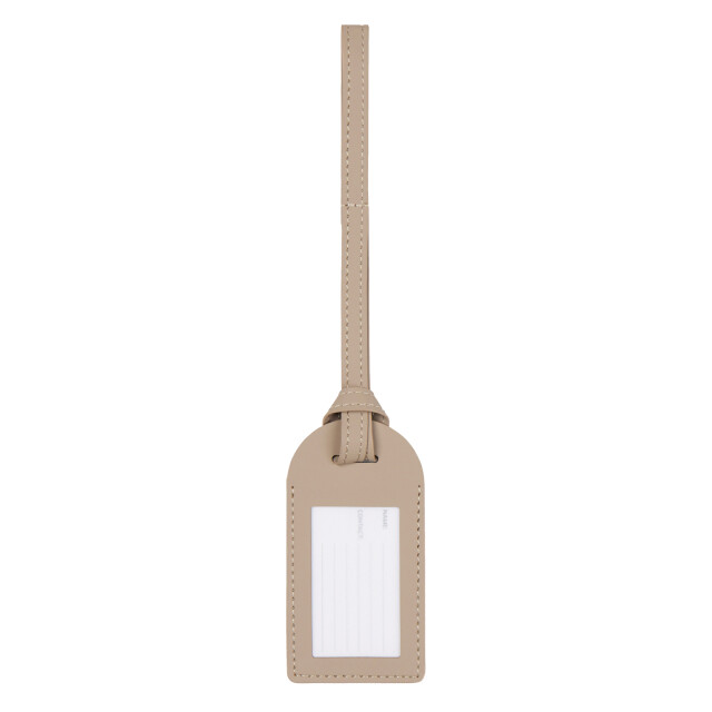 Vinga Baltimore gerecycled polyester bagagelabel UTXD768_greige large