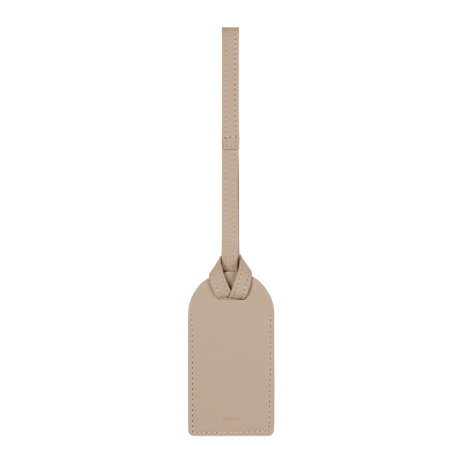 Vinga Baltimore gerecycled polyester bagagelabel UTXD768_greige large