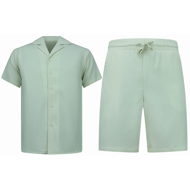 Enos Ribbed oversized shirt zomerset SET: F-919 large