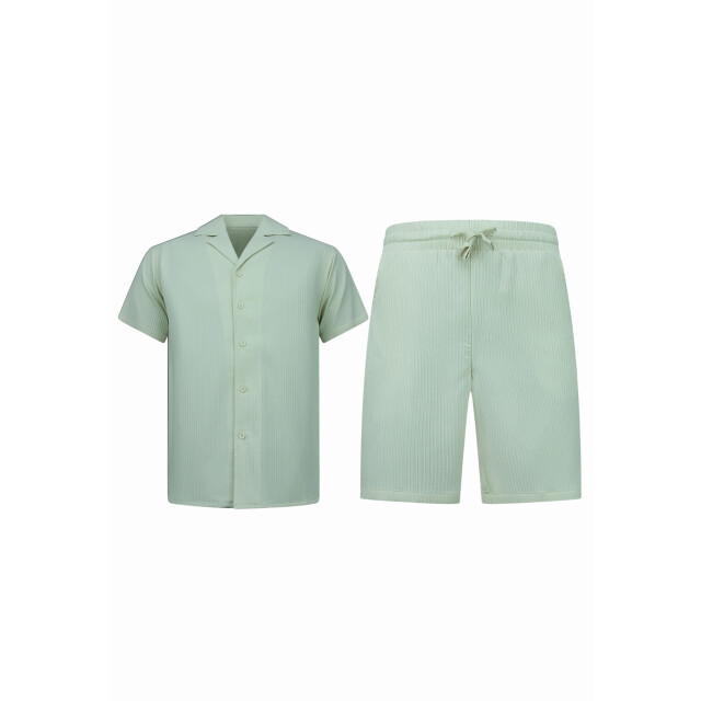 Enos Ribbed oversized shirt zomerset SET: F-919 large